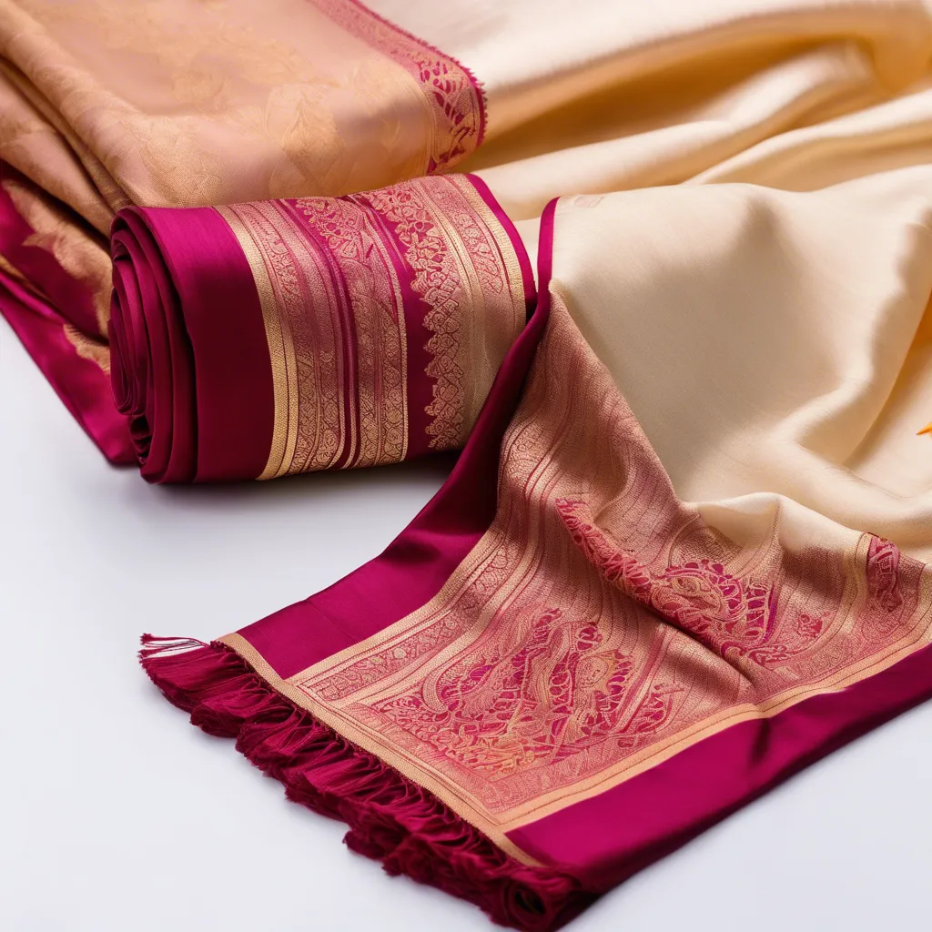 Modern silk design with contrast color palettes